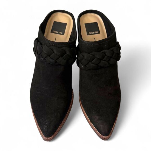DOLCE VITA Women's Serla High Heel Black Suede Mule, NWOT! Size 8.5 - Picture 2 of 9